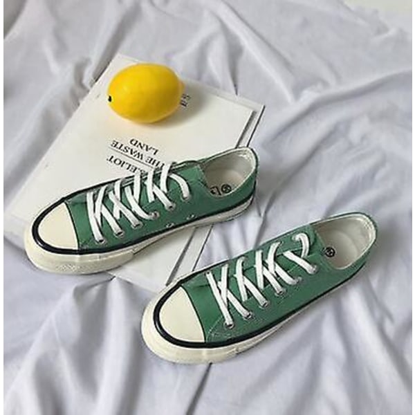 High Top Casual Shoes, Casual Sneakers green low 8