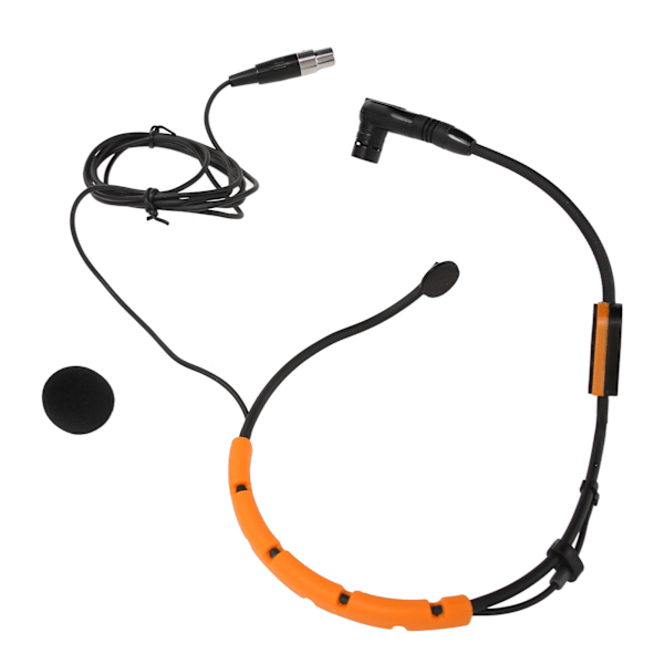 Huvudburen Kondensatormikrofon Hydrofobisk Struktur Fitness Headset Mikrofon för PGA31 SM31 SM35 Gul