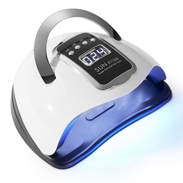 280W UV-lampa för Gel-naglar, Portabel 66LED-nagellampa med Automatisk Sensor och 4 Timer LCD-Display