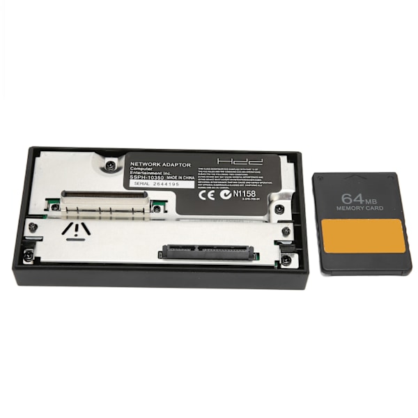 SATA-gränssnittsnätverksadapter Plug and Play Förhindra störningar Bärbar HDD Hårddiskadapter för PlayStation 2