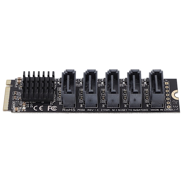 PH56 M2 PCIE 3 5-portars hårddiskexpansionsadapterkort med stöd för PM-funktion, datortillbehör