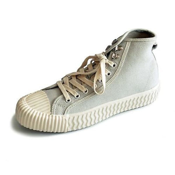 Vulcanize High Top Sneakers För Par Skor Light Grey 43