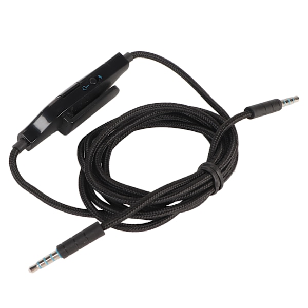 Hörlursljudkabel 3,5 mm Gaming Headset Aux-kabel med Inline-mikrofon, Mute och Volymkontroll för Logitech G633 G933 G935 G635