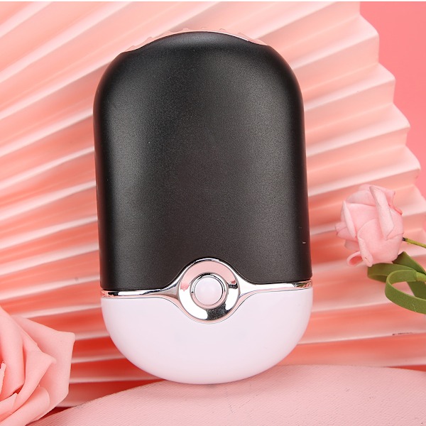 USB Portabel Multifunktionell Nagelkonst Poleringsfläkt Förlängning Ögonfransar Torktumlare (Svart)
