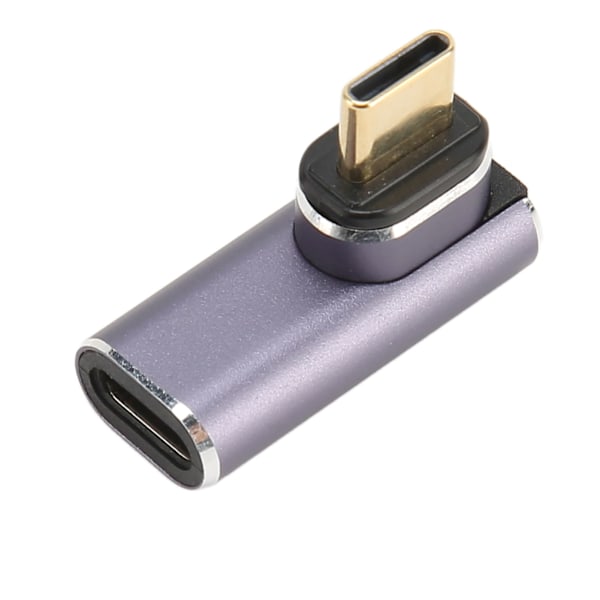 USB C 3.1 Magnetisk Rätvinkeladapter PD 140W Snabbladdning 40Gbps 8K 90 Graders Typ C Magnetisk Adapter för MacBook Pro
