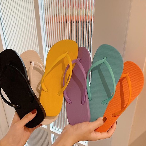 Kvinnor Flip Flops Ny Mjuk Sandal utanför pvc purple 11.5