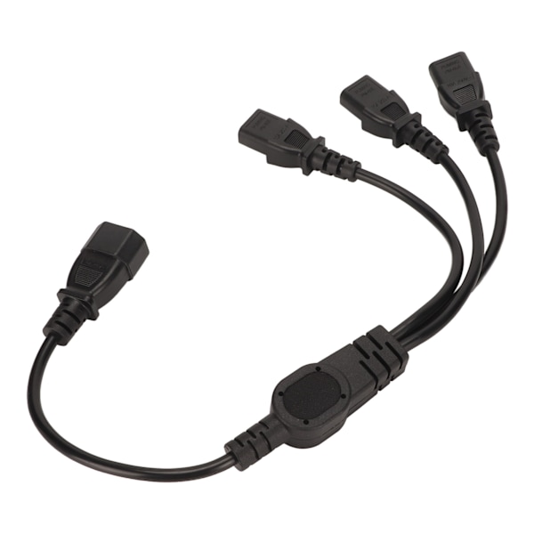 IEC 320 C14 till 3 X C13 Strömkabel Universal 1 till 3 IEC 320 C14 Hane till 3 X C13 Hona Y Splitter Strömadapterkabel