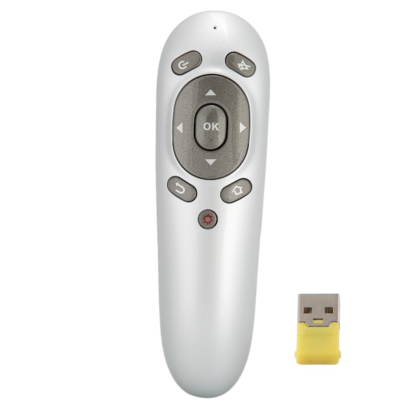 PR?07 Multifunktionell 6D Mus Trådlös Fjärrkontroll Presenter Utrustning USB-gränssnitt