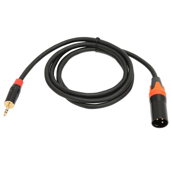 3,5 mm till XLR Adapterkabel Mini Jack Aux till XLR Hane Ljudkabel för Mobiltelefon Laptop Högtalare Mixer 1,5m