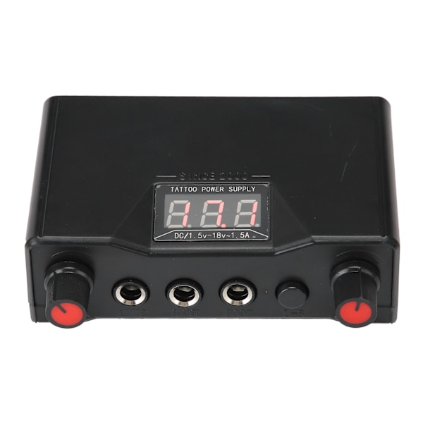 3 Håls Tattoo Strömförsörjning Mini LCD Liner Shader Maskin 110?220VEU Kontakt