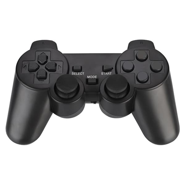 2,4 GHz 8M Dubbel Vibration Trådlös Spelkontroll Spelkontroll Joystick för PS2