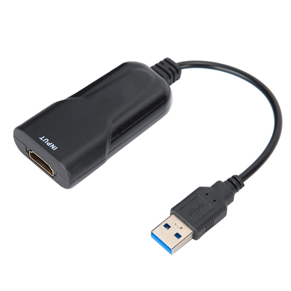 Audio Video Inspelningskort HDMI till USB Videoinspelningsadapter Box 1080P för Windows