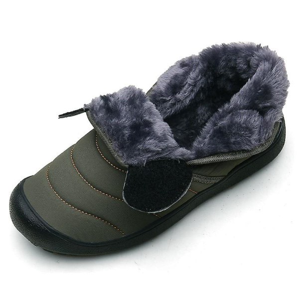 Skor Vinter Män Snow Boots, Outdoor Sneakers 1-Black 38