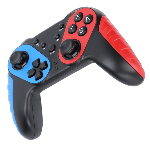 Bluetooth Trådlös Kontroller Fjärrkontroll Joystick Spelkontroll Gyroskop för Nintend Switch ProBlå Röd