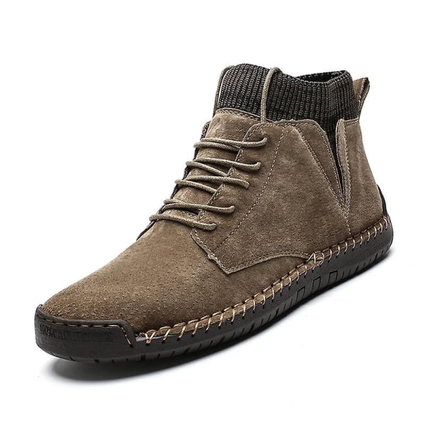 Herr Höst, Vinter High Top Vulkaniserade Sneakers khaki 39