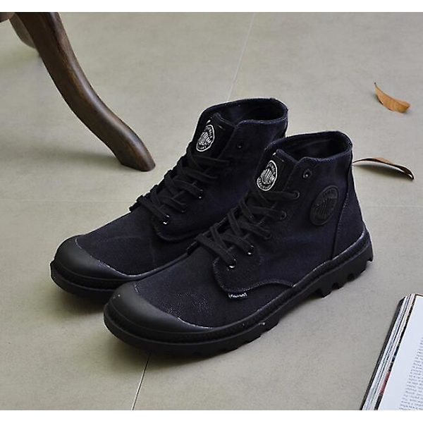 Lediga Höga Sneakers, Platt Bekväma Gymnastikskor, Snörskor Gray 8