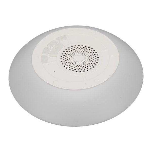 Bärbar Poolhögtalare med Inbyggd Mikrofon Stereo IPX7 Vattentät Flytande Bluetooth Badtunnahögtalare med RGB Färgglada Ljus