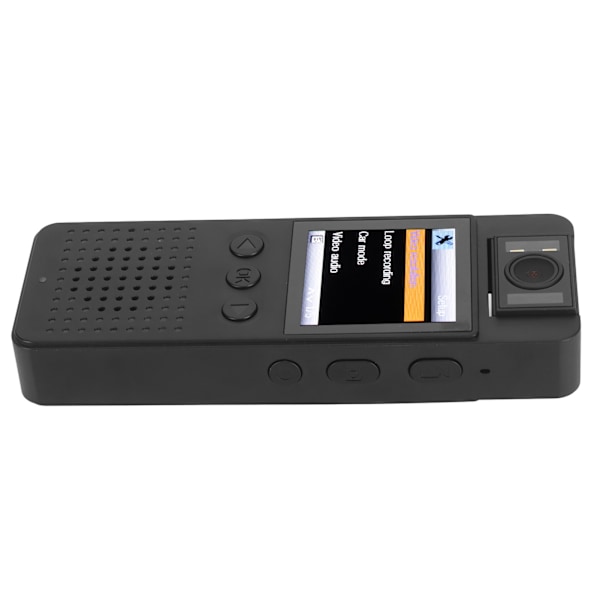 WiFi Liten Kroppskamera LCD-Skärm HD 1080P 180 Graders Rotation Bärbar Kroppskamera för Arbete och Resor