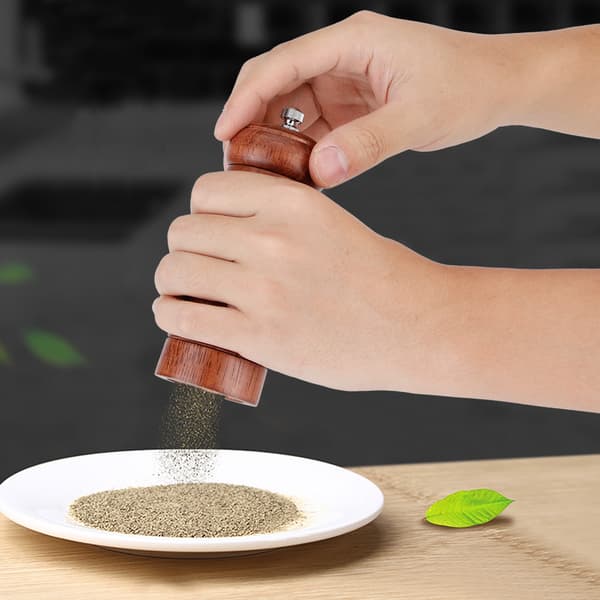 Retro Manuellt Hushålls Kvarn för Peppar och Salt Kryddor, Liten Storlek