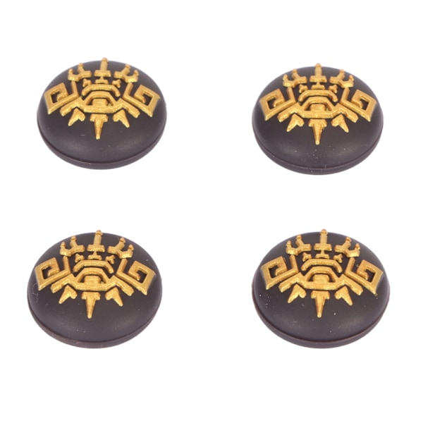 Joystick-skydd förhindrar glidning Skyddande dekorativ silikon tumgreppsskydd för Switch för Switch Lite 4 st