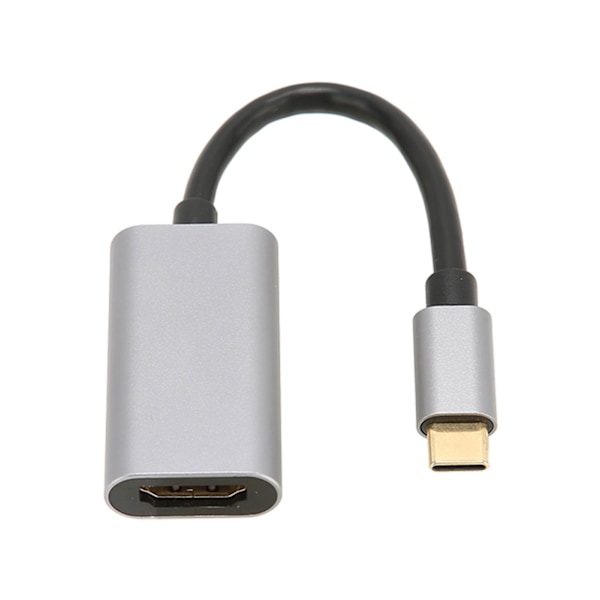 Typ C till HD Multimedia Interface Adapter 4K Förlustfri Videodisplay Konverteringskabel för TV-skärm Projektor