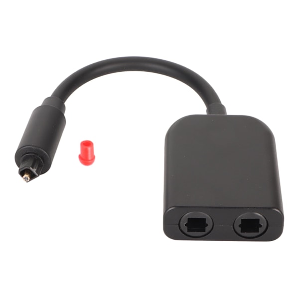 Optisk Splitter 1 in 2 ut Hane till Hona 6 Kärnig Optisk Fiber Ljudomvandlare för PS3 för Xbox One S CD DVD