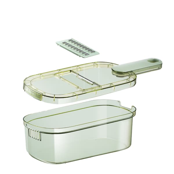 Grönsaksskärare Grönsaksskärare 304 Rostfritt Stål Transparent Mathackare för Potatis 6 Blad