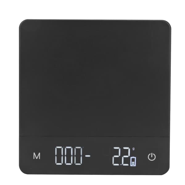 Kaffevåg med Automatiska Timerfunktioner Smart Digital Köksvåg för Bakning Matlagning Måltidsförberedelse 5kg/0.1g