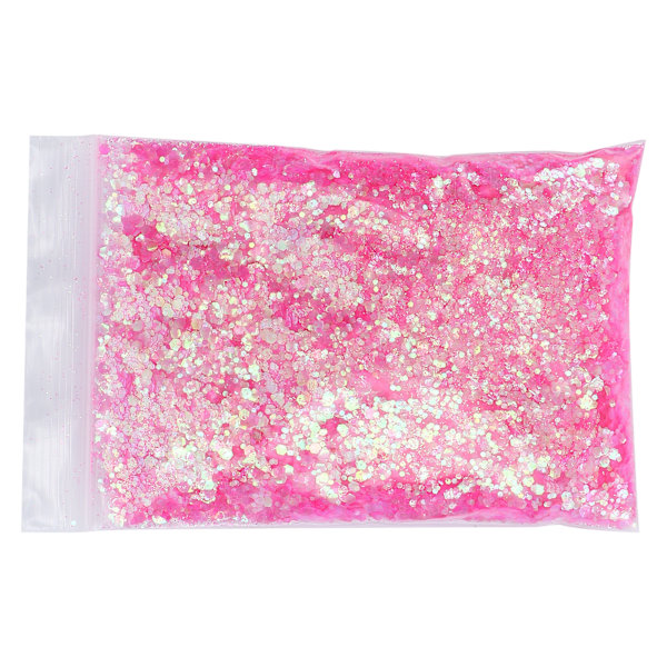 Nagelglitter Paljetter Blandade Flingor Glittrande Glänsande Konstdekoration för Manikyr 50gHC53