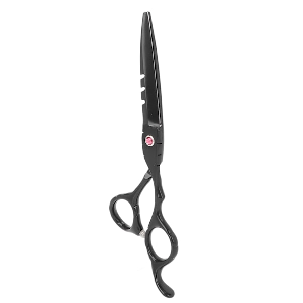 15 cm Rostfria Saxar Skäggfrisering Trimmer Klippare för Hemmasalong Frisör Svart