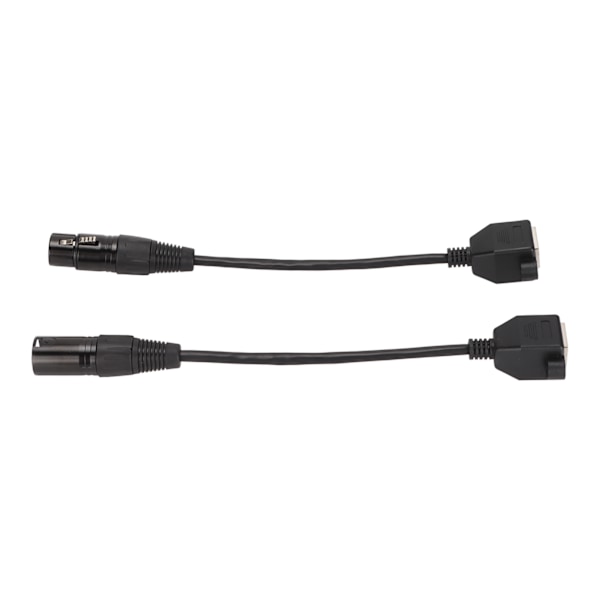 2st XLR3 till RJ45 Kabel 3-pin Plug and Play Hona XLR Nätverkskabel för LED Strip Inspelningsstudio