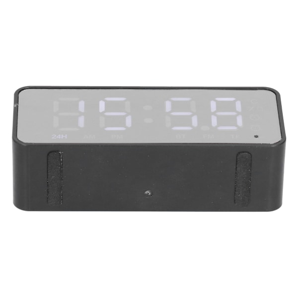G50 Multifunktionell Bluetooth Väckarklocka Högtalare Trådlös 5.0 MP3-spelare Laddningsväckarklocka för Kontor Svart