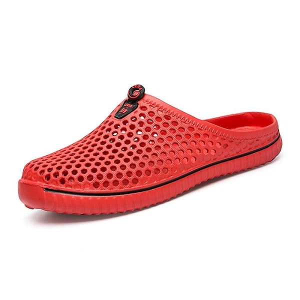 Vattentäta Aqua Sandaler för män och kvinnor, mjuka sommarskor Red 43