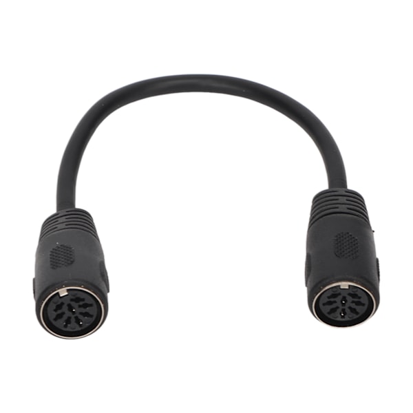 DIN 8Pin Hona till Hona Adapter 0.2m PVC Ren Kopparkärna Flexibel DIN 8Pin Hona Ljudkabel för AV-utrustning