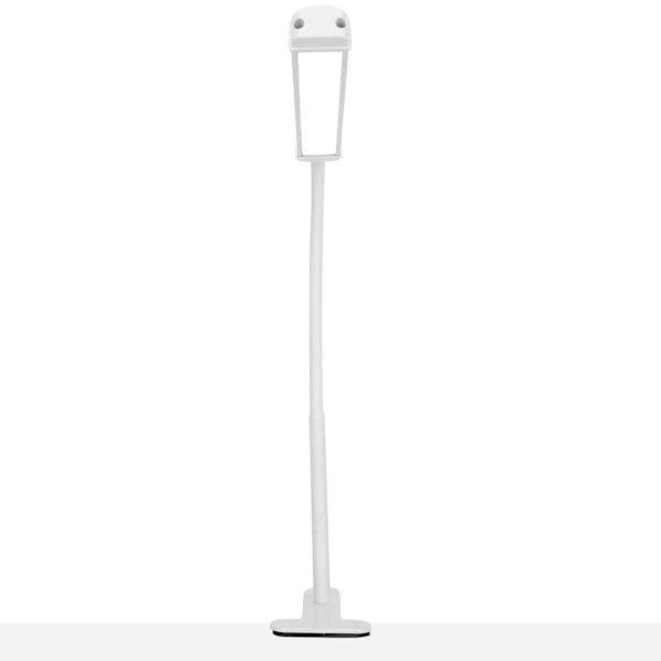 Portabel LED Clip On Skrivbordslampa Justerbar USB Nagelkonst Skönhet Tatuering Silver