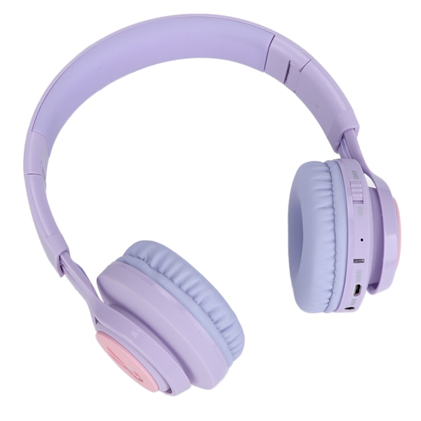 Trådlösa hörlurar för barn med justerbart stöd, 85dB 103dB BT-headset för barn och vuxna