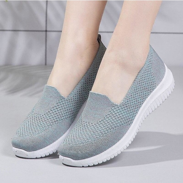 Kvinnor Casual Shoes Light Sneakers Net Black 38