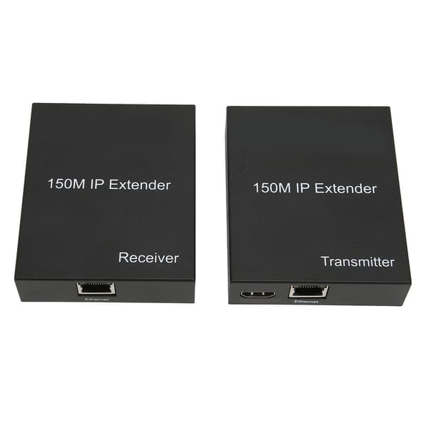 IP Extender 150m Full HD 1080P Vid 60Hz IR-kontroll HD Multimedia Interface Loop Out-funktion Extender 100–240V EU-kontakt