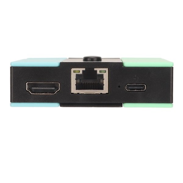 TV-dockningsstation 5 i 1 2USB 45W USB C RJ45 HD Multimedia Interface Gigabit Ethernet Bärbar TV-dockningsstation för Switch Blå Grön