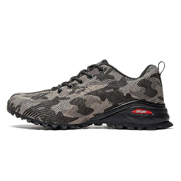 Mesh Herrskor Lätta Utomhussneakers Red 12