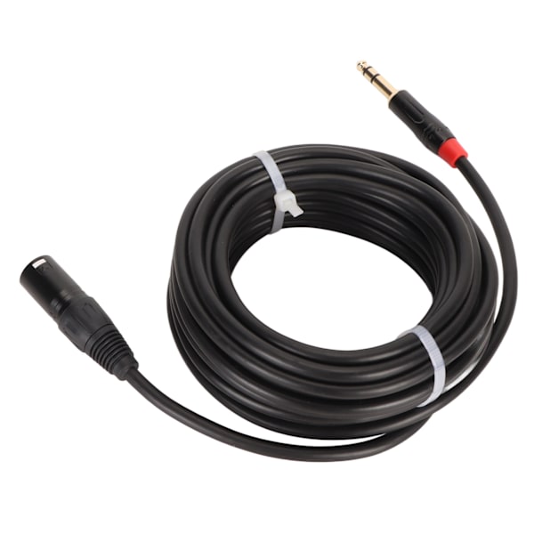 XLR Hane till 1/4 Tum TRS Kabel Balanserad 3 Pin XLR Hane till Kvarts Tum TRS Kontakt Kabel Mikrofonkabel 8m