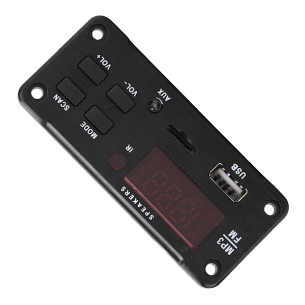 Bilhögtalare Bluetooth 5.0 MP3 Dekoderkort Färgskärmsdisplay Dekodermodul
