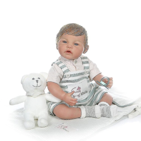 100 % handgjord högkvalitativ naturtrogen Bebe Doll Reborn Baby Newborn Babi