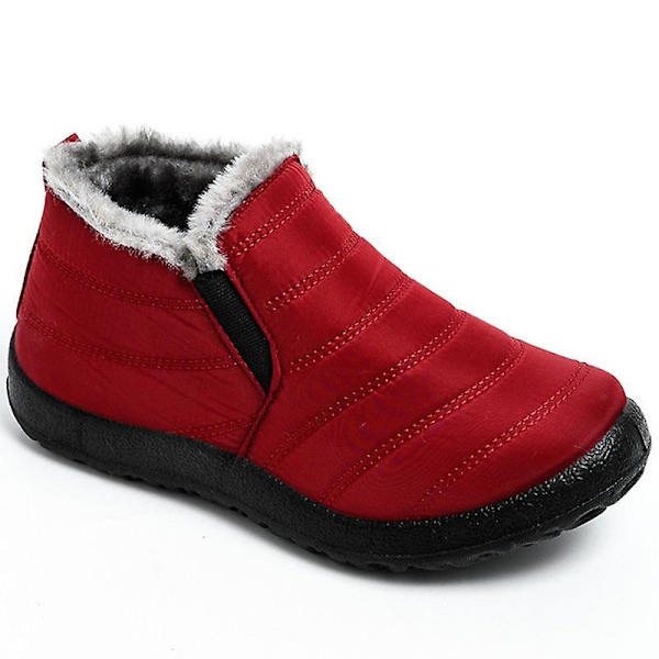 Vintervarma, fluffiga sneakers med plattform för dam BigRed 6