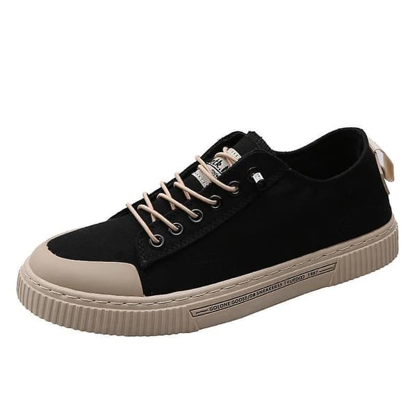 Män Komfort Mode Casual Designer Vulcanize Sneakers Black A 9.5
