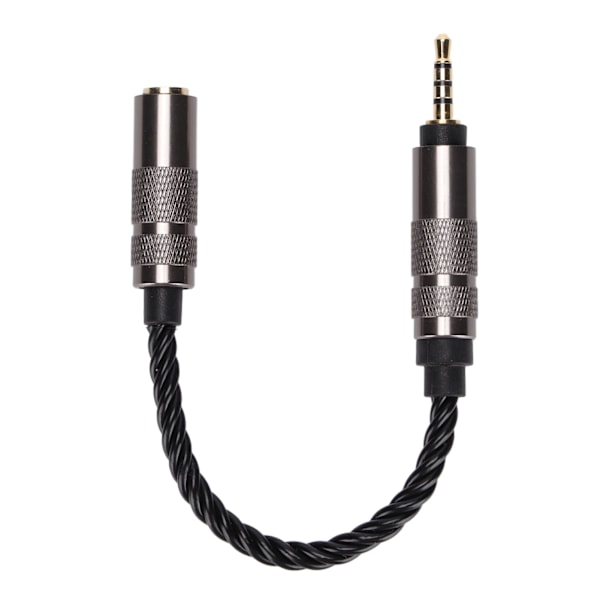 2,5 mm hane till 3,5 mm hona stereo ljudjack adapter headset konverter kontakt för smartphones hörlurar surfplattor