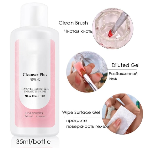Nagel Gel Kit Builder Förlängning Polish Startset för Manikyr
