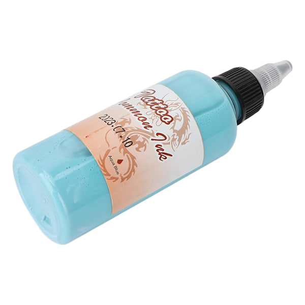 Kroppsfärg Matt DIY Smink Festival Temporär Tatuering Ansiktsfärg för Scenframträdande 100ml Aqua Blå