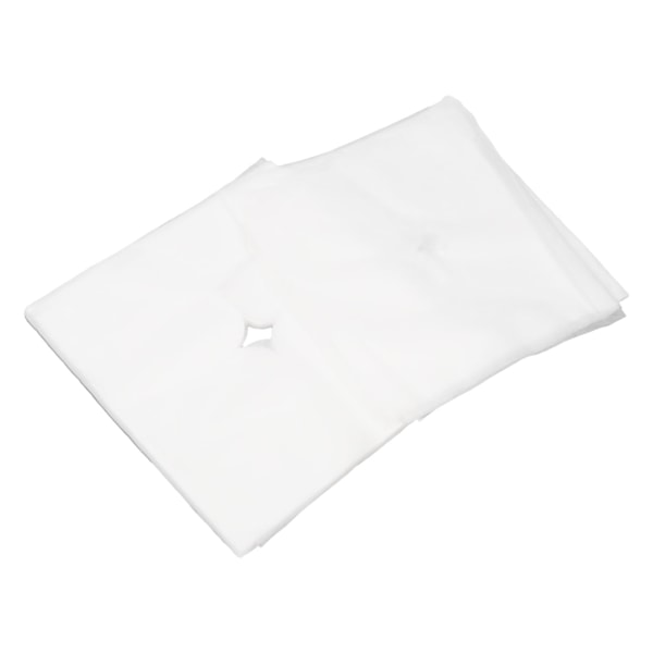 100 st Massage Nackstödsskydd Engångs Hollow Design Non Woven Tygark Ansiktskudde