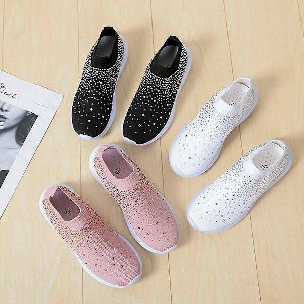 Vävd Mesh sommarsko, sneakers white 41
